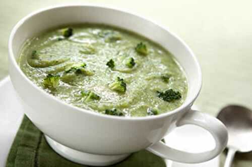 Veloute de chou vert et brocoli au thermomix - recette soupe thermomix.