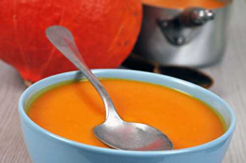 Veloute de potimarron et carottes avec thermomix - recette facile