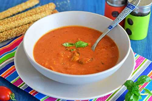 Velouté de tomates au thermomix - une délicieuse soupe pour votre dîner