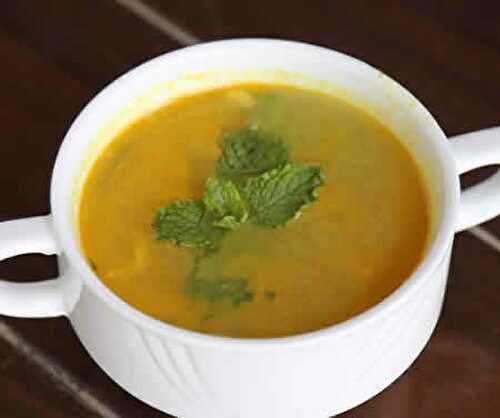 Veloute lentilles carottes thermomix - recette entrée facile