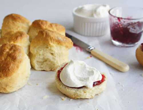 Véritables scones anglais au thermomix - recette thermomix facile.