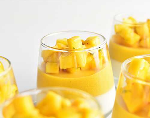 Verrine de mousse de mangue au thermomix - le dessert de la saison.