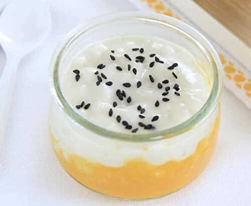 Verrine mangue coco au thermomix - délicieux dessert thermomix crèmeux