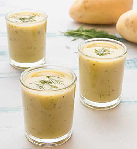 Vichyssoise - la soupe froide de pommes de terre et poireaux