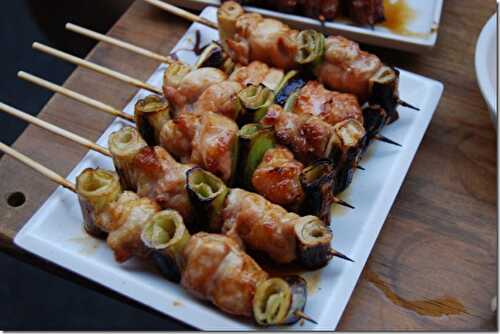 Yakitori poulet japonais - un délicieux apéro facile à faire.