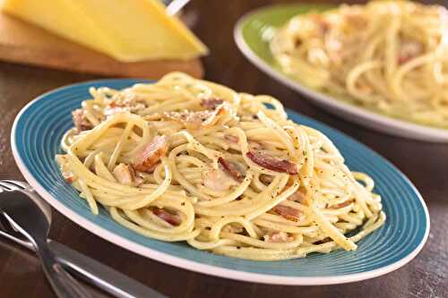 Comment faire les spaghettis carbonara à la crème.