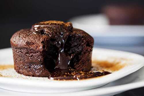 Muffins au chocolat coulant - un fondant et moelleux pour votre dessert