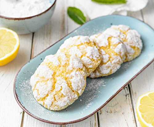 Biscuits croustillants au citron