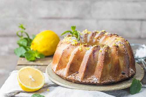 Gâteau Bundt au citron