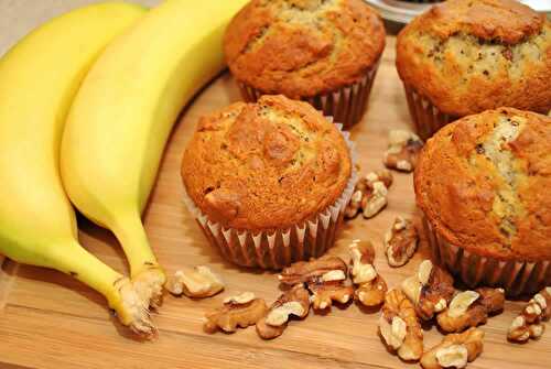 Muffins à la banane et noix au thermomix