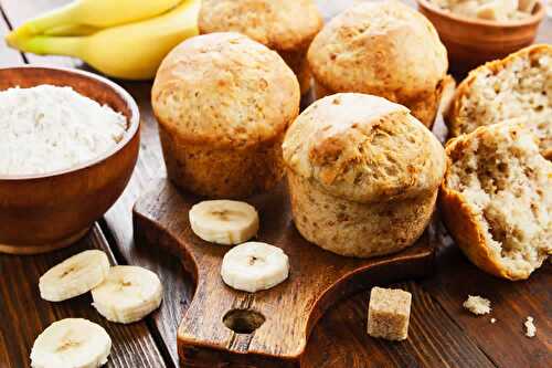 Muffins moelleux à la banane au thermomix