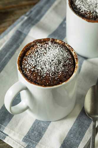 Mug-brownies fondant au micro-ondes