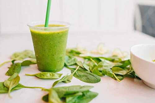 Smoothie detox aux épinards au thermomix