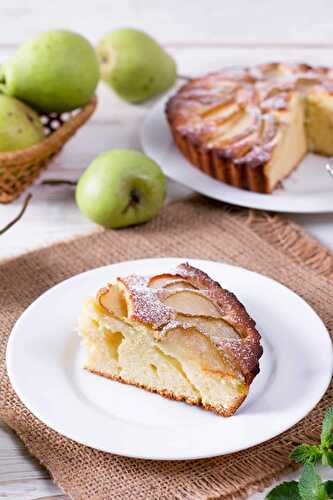 Délicieux gâteau aux poires