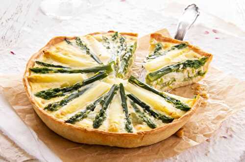 L’asperge n’a jamais été aussi délicieuse ! une quiche gourmande et délicieuse