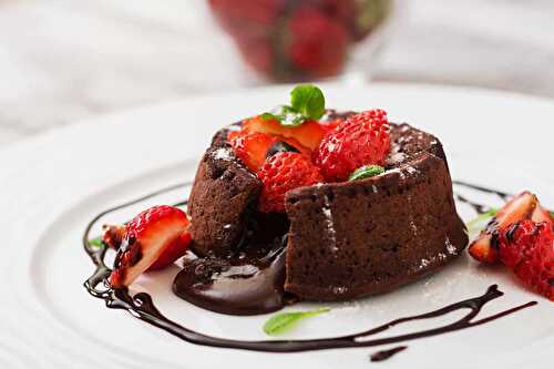 Fondant au chocolat pour votre dessert de Pâques