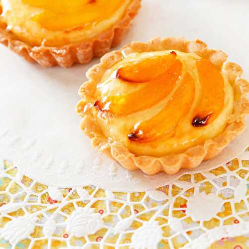 Tarte aux abricots en boite