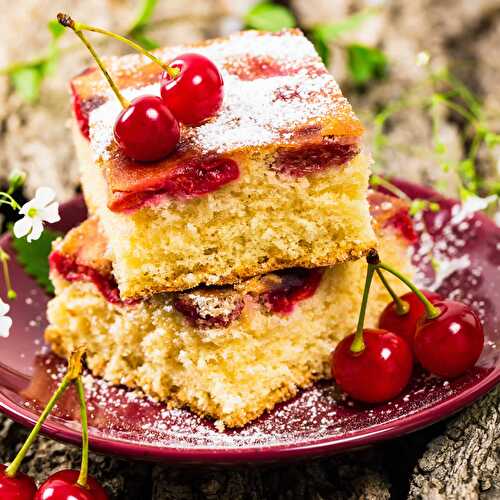 Délicieux gâteau aux cerises : la recette simple et rapide