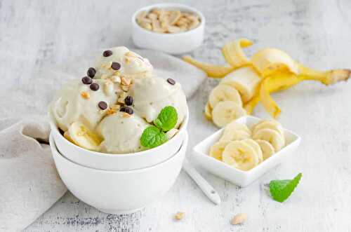 Glace à la banane sans sorbetière : 3 ingrédients et voila votre dessert idéal.