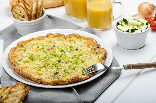 Omelette aux courgettes râpées et fromage :  L’ultime petit-déjeuner rapide et facile !