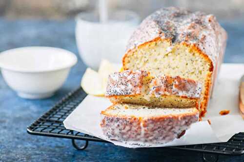 Cake au citron et aux graines de pavot