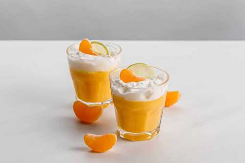 Mousse à la mandarine : pour un dessert ultra délicieux.