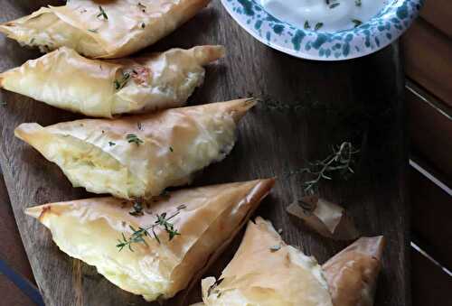 Tiropita : un feuilleté croustillant grec à la feta !!