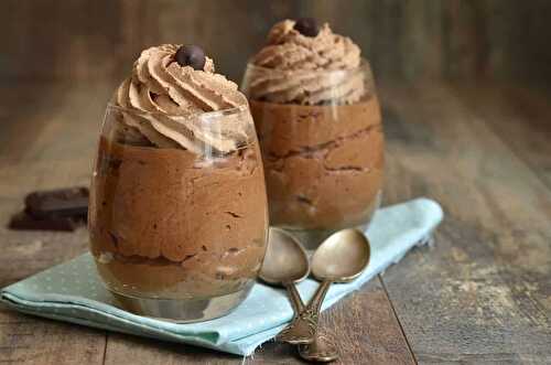 Crème au chocolat à la chantilly au thermomix