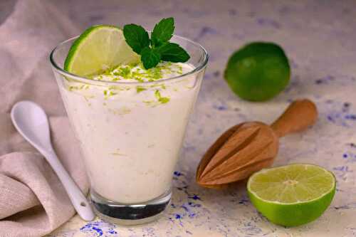 Crème fouettée au citron : dessert qui fond dans la bouche, très facile et bon marché