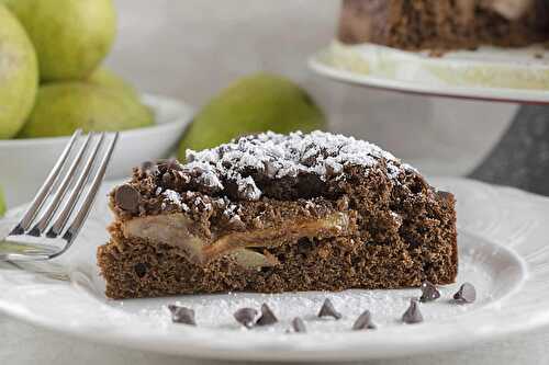 Gâteau aux poires au chocolat : en un seul mot c’est délicieux.