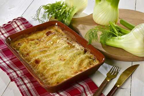 Gratin de fenouil à la béchamel : le plat au four de la saison.