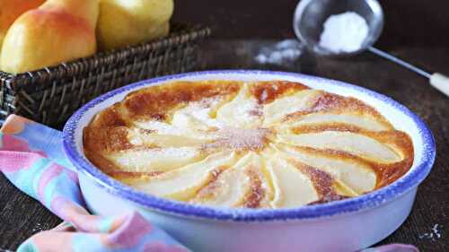 Le clafoutis aux poires : un beau et savoureux dessert