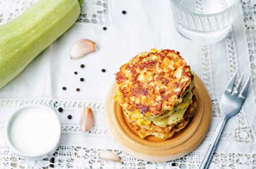 Préparez ces délicieuses galettes avec seulement 1 courgette