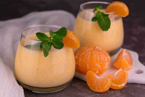 Smoothie mandarine : pour renforcer votre système immunitaire.