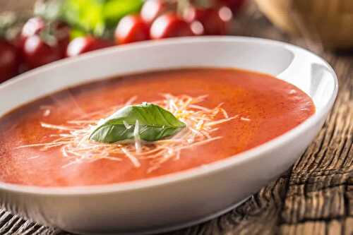 Soupe à la tomate italienne au thermomix : le velouté réconfortant en hiver
