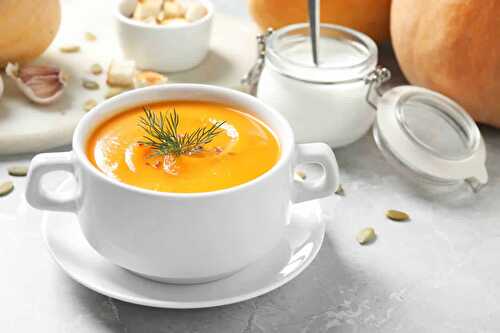 Soupe de citrouille au thermomix : un vrai délice pour une journée froide.