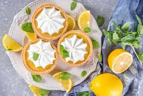 Tartelettes au citron crémeuses et sublimes