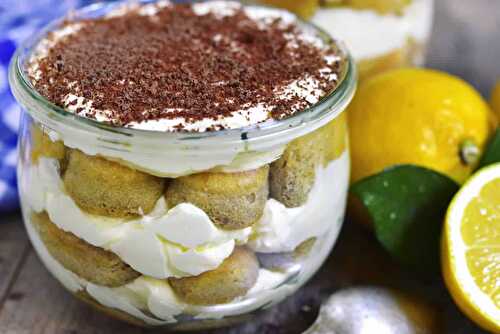 Tiramisu citron limoncello : un succès auprès de vos invités.