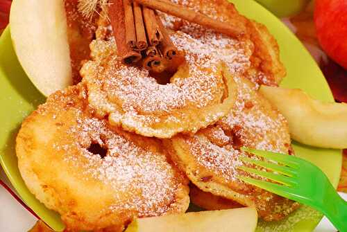 Vous avez 4 pommes ? faites facilement les beignets aux pommes un délice gourmand