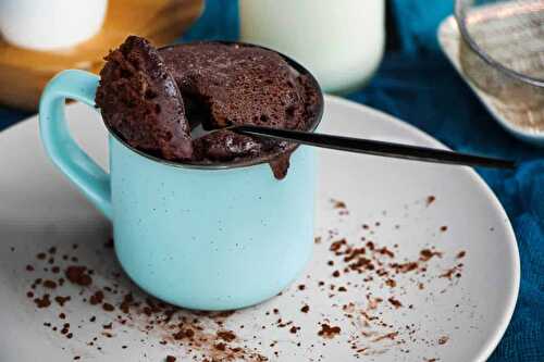 Faites votre dessert en moins de 2 minutes : Mug Cake au chocolat express !