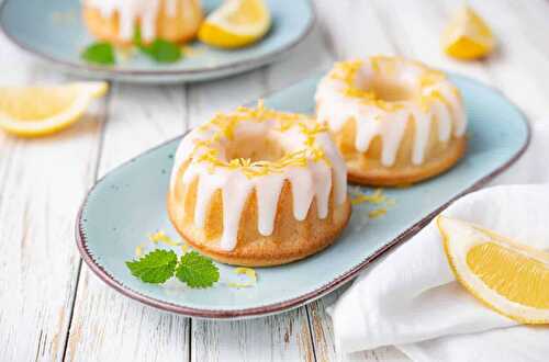Mini moelleux au citron avec glaçage : super bons et savoureux pour vos fêtes !