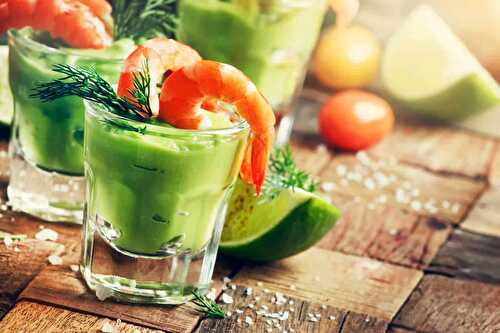 Mousse avocat verrine : Parfait pour votre apéro !!