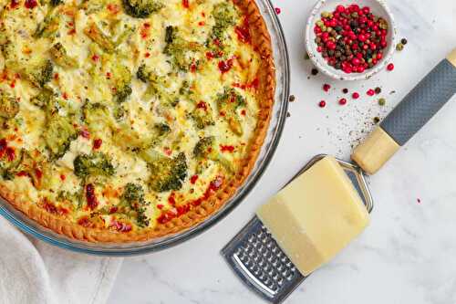 Quiche au poulet et au brocoli : un plat copieux, excellent et savoureux !