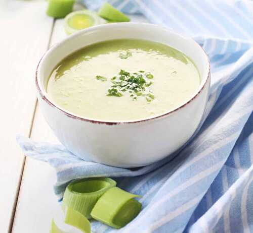 Soupe crémeuse poireaux et pommes de terre : Soupe copieuse pour l’hiver !