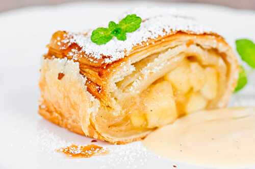 Strudel aux pommes : Un feuilleté facile délicieux et savoureux !!