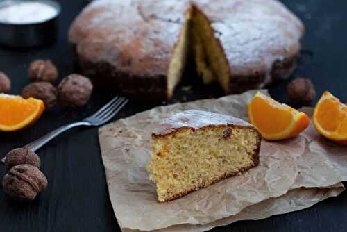 Cake à l’orange et aux noix  : un gâteau moelleux et délicieux !