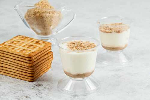 Dessert savoureux au thermomix : Verrines crémeuses au chocolat blanc !