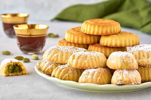 Maamoul – Biscuit fourré à la pistache : une délicieuse pâtisserie sablée arabe !