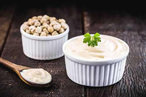 Mayonnaise sans oeufs : Vegan à base de pois chiche – aquafaba !
