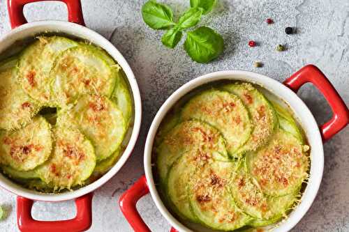 Mini gratin de courgettes à la béchamel : un plat réconfortant et facile !